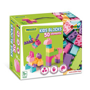 Конструктор 50 елементів Kids Blocks EDU Wader 41297