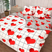 Постільна білизна Любов математика Комбі бязь Selena 100675