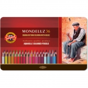 Карандаши цветные аквар Mondeluz мет кор 36 цв Koh-i-noor 3725