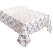 Скатертина новорічна Lefard золота