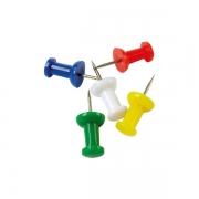 Кнопки-гвоздики кольорові 30 шт Axent 4203-A