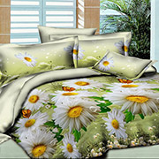 Комплект постільної білизни бязь Ромашковий етюд Selena 150128