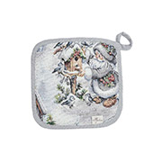 Прихватка кухонна новорічна гобеленова Казкові гноми Прованс 20х20 см в асортименті