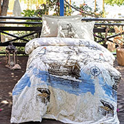 Підліткова постільна білизна Albert Sabre ранфорс Altinbasak простирадло на гумці