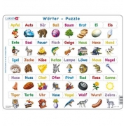 Пазл рамка-вкладиш Larsen Вчися читати по-німецьки Maxi LS41-DE