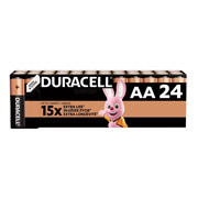 Лужні батарейки Duracell AA (LR06) MN1500 24 шт 5000394160071