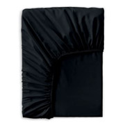 Простынь на резинке в детскую кроватку Black Cosas сатин