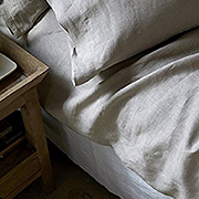 Простирадло льон-бавовна Lintex сіра