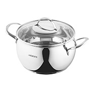 Каструля Gemini нержавіюча сталь 4л Ardesto зі скляною кришкою AR4340GB