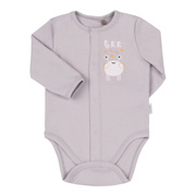 Боді з довгим рукавом Бембі БД59а сірий