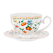 Порцеляновий чайний набір 12 предметів 250мл Lefard 165-358