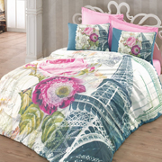 Постільна білизна Cotton Box ранфорс 3D Eifel murdum