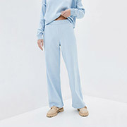 В'язані штани Katrin блакитні Art Knit