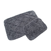 Набір килимків у ванну кімнату Burns Irya antrasit антрацит