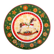 Тарелка фарфоровая 26 см Christmas Collection Lefard 986-140