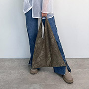 Сумка-шопер Python Art Knit коричневий