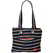 Сумка Zipit Monsters Tote Beach Black & Rainbow Teeth ZBZM-1 чорний