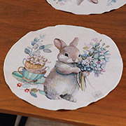 Серветка гобеленова кругла Чарівність Прованс