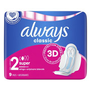 Прокладки гігієнічні 9 шт Always Classic Maxi Single