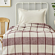 Вафельний плед Carmen Karaca Home bordo бордовий