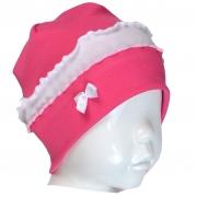 Шапочка рібана Татошка 1 / 18мал рожева