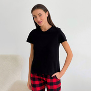 Футболка жіноча зі стрейч-куліру f02ws Cosy чорна