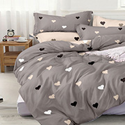 Постільна білизна бязь люкс Серця Конфетті Selena 101103