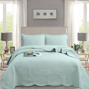 Покривало стьобане Circle Pistachio Soho