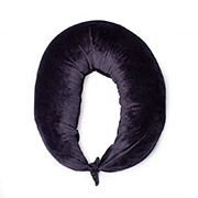 Подушка для вагітних та годування 8669 Velvet Line 28-0007 Black полістирол MirSon