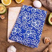 Набір із 2 вафельних кухонних рушників 603 The tenderness of lace Mirson