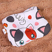 Подушка дитяча антиалергенна заокруглена Kids Time 20-0035 Colored kittens EcoSilk MirSon