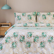 Постільна білизна Tracery ранфорс Iris Home зелений