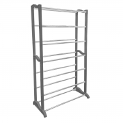 Полиця для взуття залізна 94x255x50 см Мій Дім AH01635/dGr темно-сіра