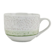 Чашка порцелянова 360 мл Siena Ardesto AR2950SWG біло-зелена