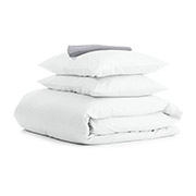 Постільна білизна Snow Cs2 ранфорс Cosas простирадло на гумці