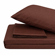 Комплект постільної білизни Lelitt Chocolate SoundSleep сатин Туреччина 140г шоколад 