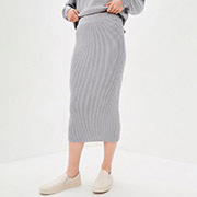 В'язана спідниця Katrin сіра Art Knit