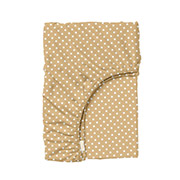 Простирадло на гумці Beige Dots ранфорс Cosas