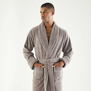 Чоловічий довгий халат Nusa NS-7235 taupe