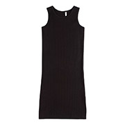 Сукня ПЛ419 трикотаж-рубчик Бембі Y00-чорний