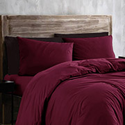 Простирадло бязеве Monochrom Bordo SoundSleep бордо