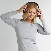 Лонгслів жіночий Basic Ellen LKK 02/04/06 сірий