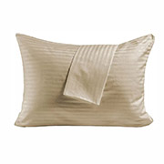Наволочка Boston Ivory Beige Stripe сатин-страйп Ютек