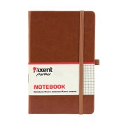 Книга записна Axent Partner Lux 125 * 195 96л кл коричневий 8202-19-A