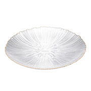 Тарілка сервірувальна 26.5 см Mallow Ardesto AR5013 прозора