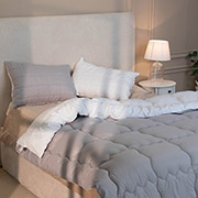 Набір Руно Grey White ковдра зимова антиалергенна та 2 подушки