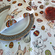 Скатертина великодня Зайченя Selena 711108