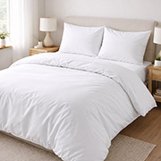 Комплект постільної білизни SoundSleep 100% бавовна ранфорс 120г білий