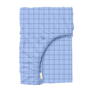 Простирадло на гумці в дитяче ліжечко Blue Geometry Cosas ранфорс