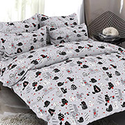 Постільна білизна для дитячого ліжечка Котофей 100405 бязь Selena